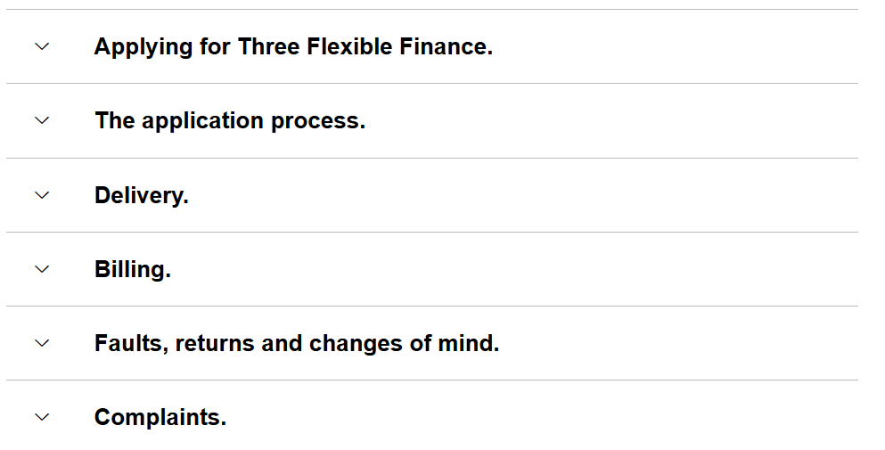 Applying for Three Flexible Finance