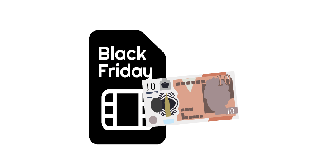 Black Friday SIM only deals under ten pounds