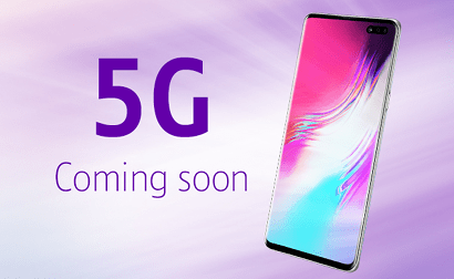 BT Mobile 5G coming soon banner