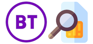 BT Mobile logo with SIM card