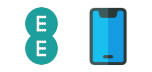 EE logo with phone