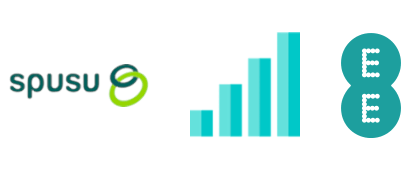 Mobile signal bars between 