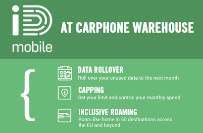 iD Mobile Carphone Warehouse banner