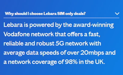 Lebara mobile data speeds