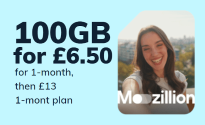 100GB for &pound;12 lettering