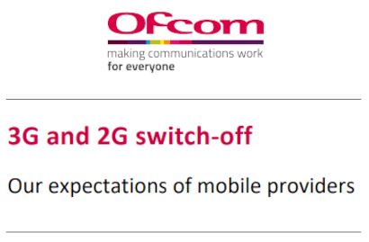 Ofcom 2G 3G switch off