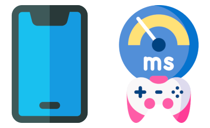 Mobile phone and gaming latency