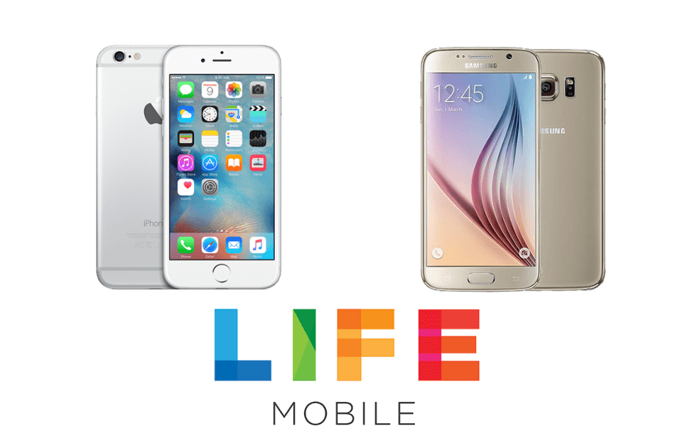Phones available with LIFE Mobile