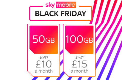 Two SIM cards on offer in Sky Mobile Black Friday sale