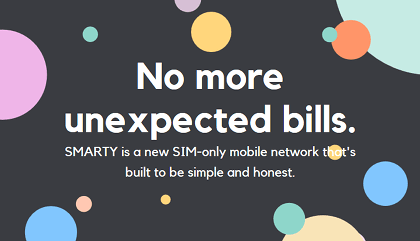 SMARTY no more unexpected bills banner