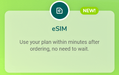 spusu eSIM - use your plan within minutes after ordering
