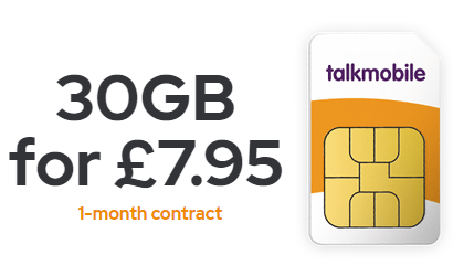 Talkmobile SIM cards