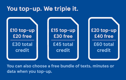 Tesco Mobile triple credit tariffs explained