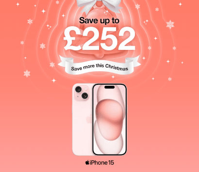 Save up to &pound;252 in Christmas lettering and an iPhone 15
