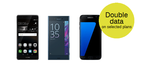 Three double data all smartphones