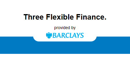 Three Flexible Finance provided by Barclays