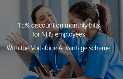 Vodafone NHS discount scheme