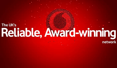 Vodafone reliable network banner