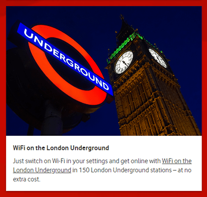 Free WiFi on London Underground expired