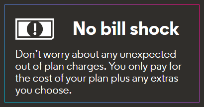 No bill shock