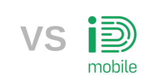 vs iD Mobile logo