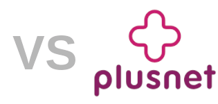 vs Plusnet logo
