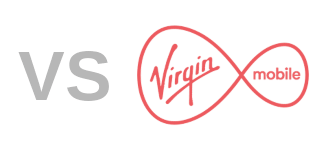 vs Virgin Mobile logo